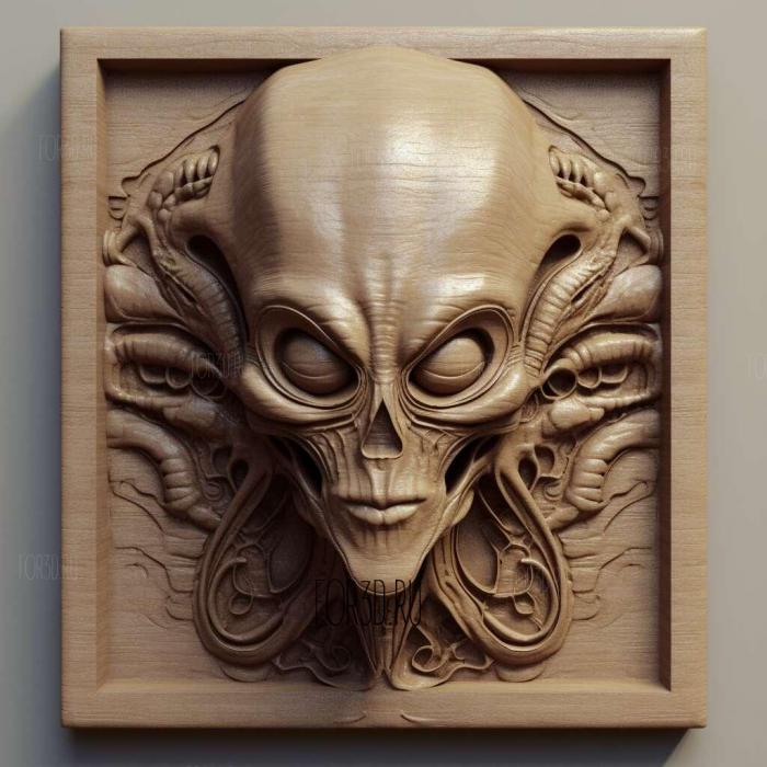 st Alien Alien 1979 4 stl model for CNC