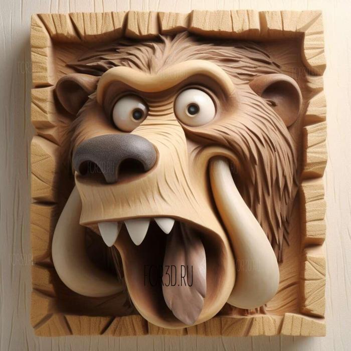 Ice Age 2 The Meltdown movie 2 stl model for CNC