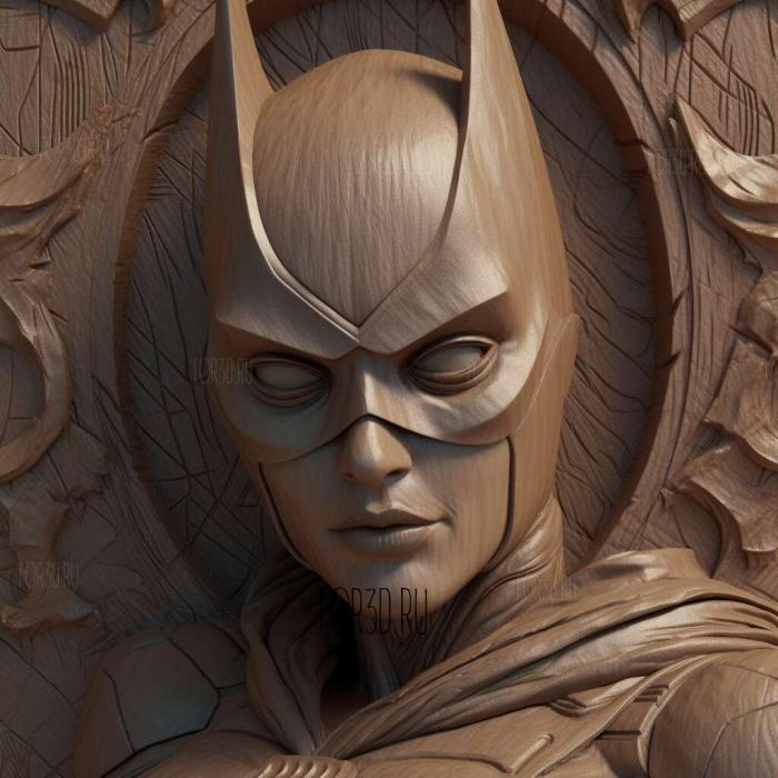 Batgirl DC Universe 1 stl model for CNC