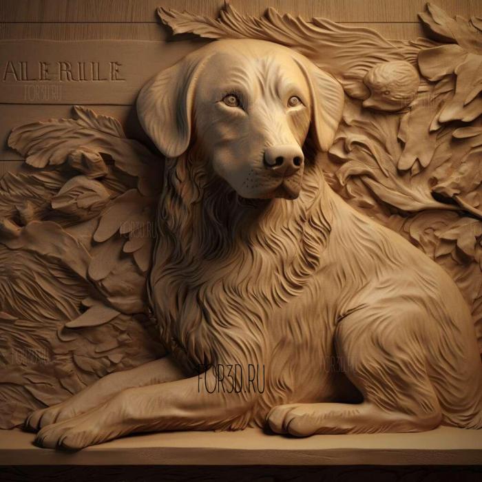 LassieLassie comes homePel the dog 1 stl model for CNC