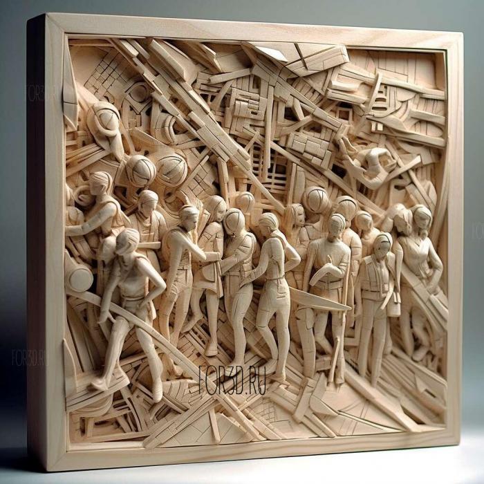 stl The Crossing series 4 stl model for CNC