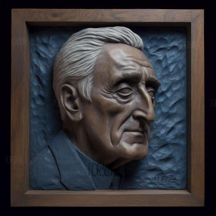 Frank Booth Blue Velvet Dennis Hopper 2 stl model for CNC