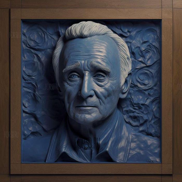 Frank Booth Blue Velvet Dennis Hopper 4 stl model for CNC