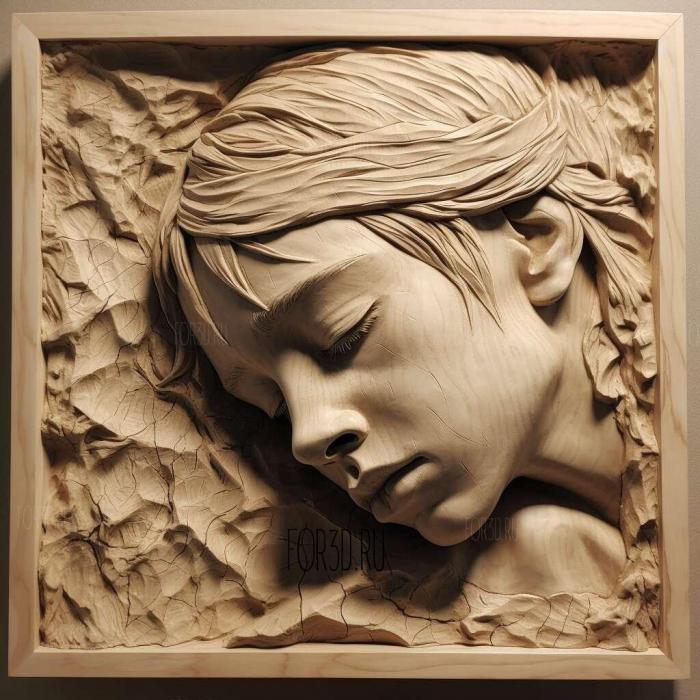 stl Young Hungry series 4 stl model for CNC