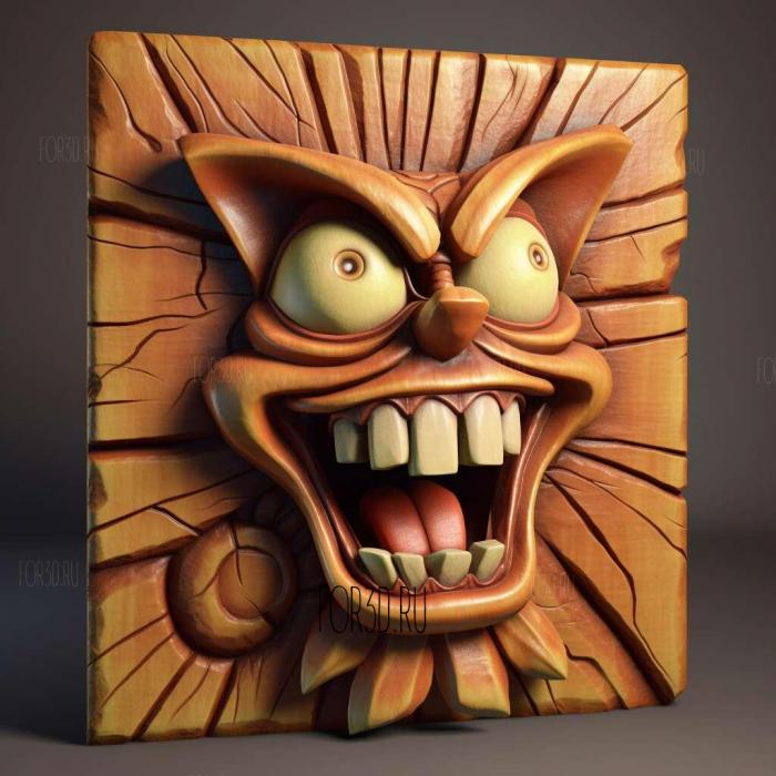 Crash Bandicoot 2 Cortex Strikes Back 1 stl model for CNC