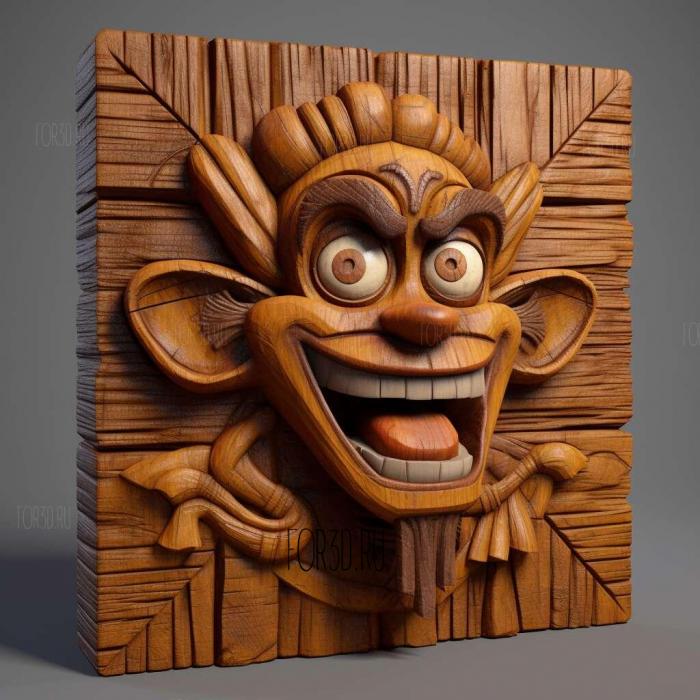 Crash Bandicoot 2 Cortex Strikes Back 2 stl model for CNC