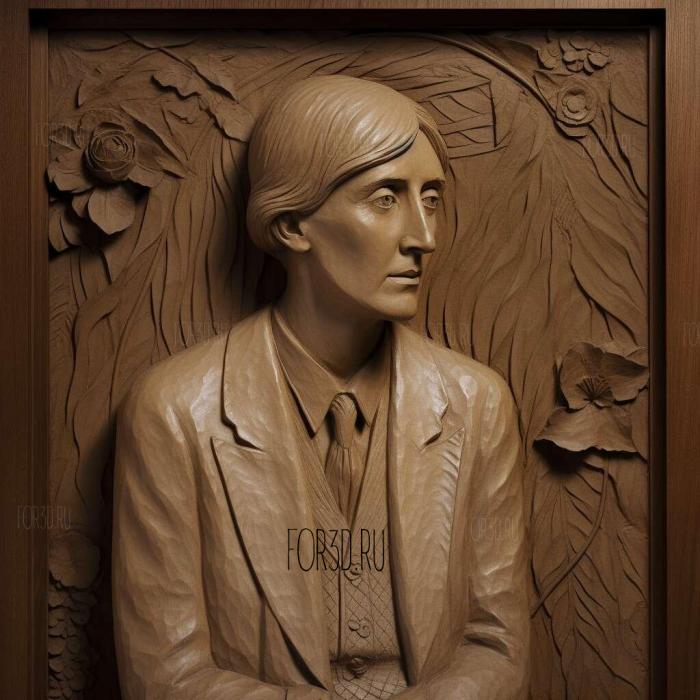 Mrs Dalloway Virginia Woolf 1925 1 stl model for CNC