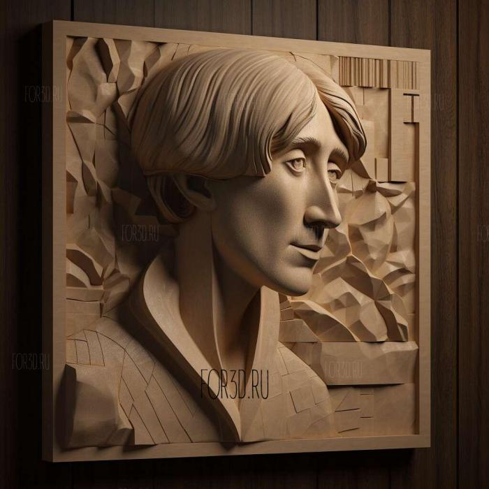 Mrs Dalloway Virginia Woolf 1925 3 stl model for CNC