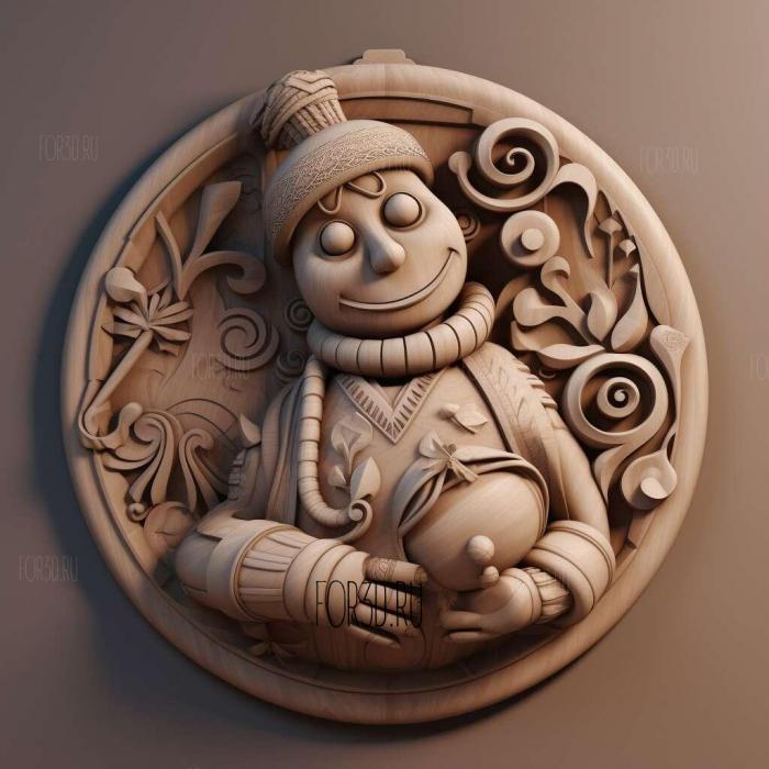 st Olaf from the Cold Heart 1 stl model for CNC