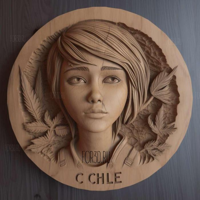 Chloe Price from Life is Strange 1 stl model for CNC