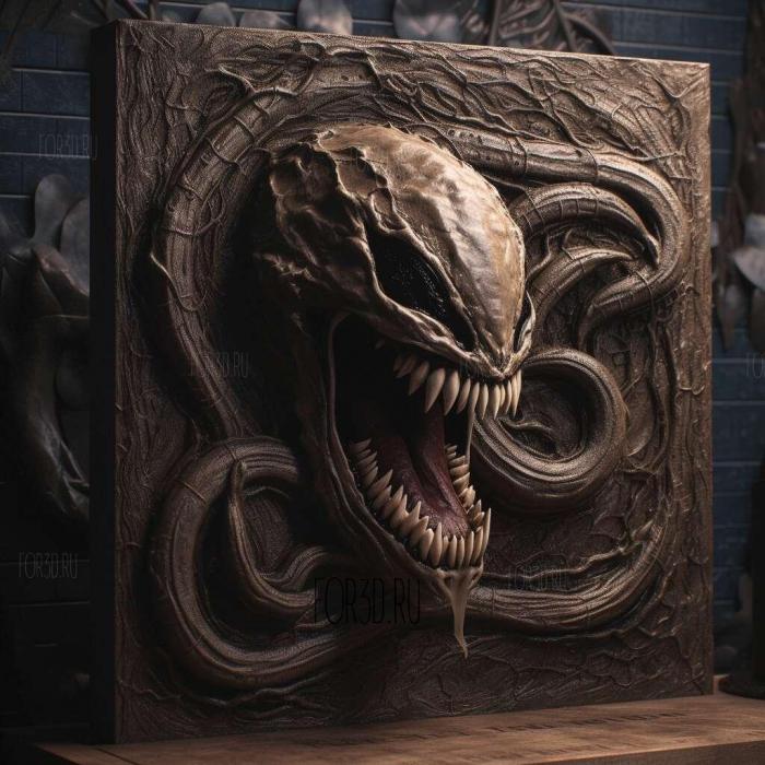 stl Venom 2 movie 1 3d stl модель для ЧПУ