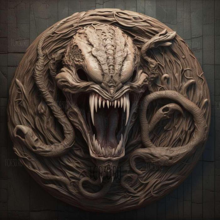 stl Venom 2 movie 3 stl model for CNC
