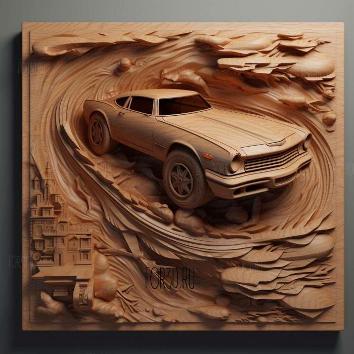 Need for Speed Unbound 3 stl model for CNC