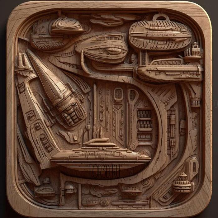 stl Star Trek Lower Decks series 2 stl model for CNC