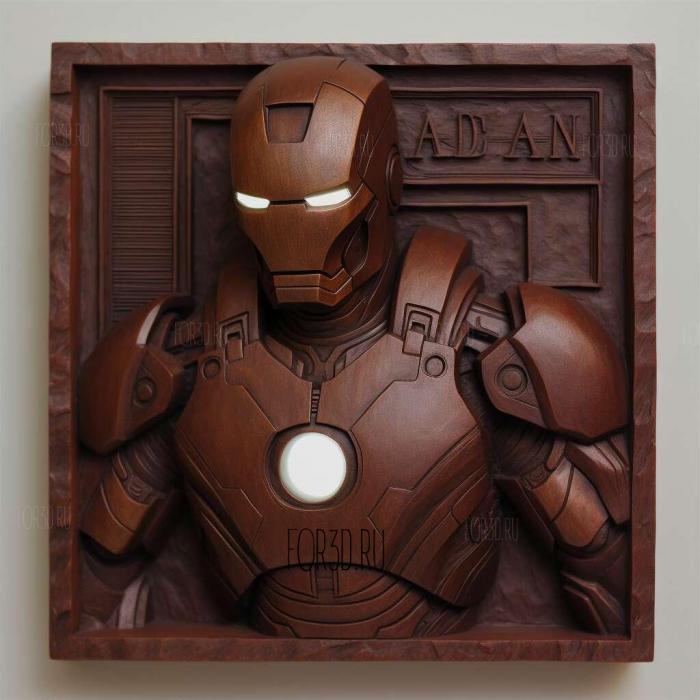 Iron Man Iron Man 2008 2 stl model for CNC