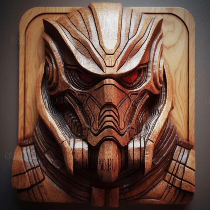 Shepard from Mass Effect 2 stl model for CNC
