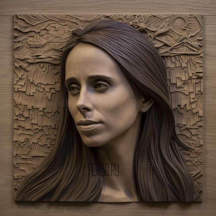 Jennifer Love Hewitt 1 stl model for CNC