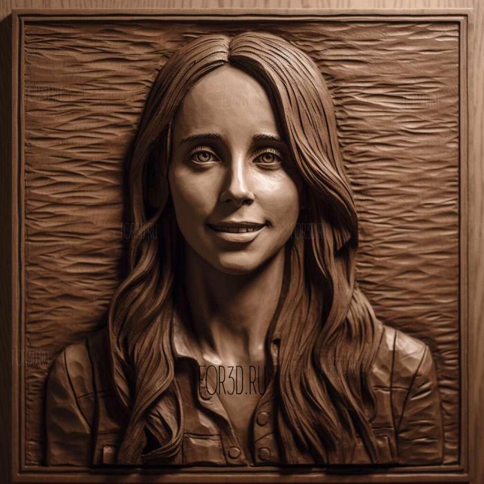 Jennifer Love Hewitt 3 stl model for CNC