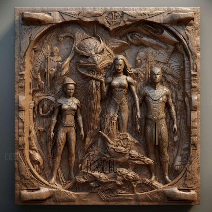 stl Star Trek Discovery TV series 3 stl model for CNC