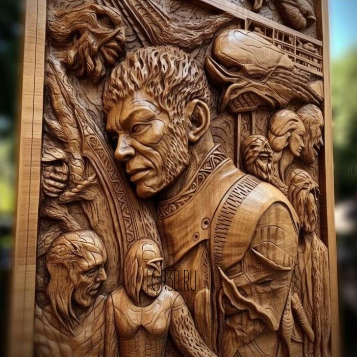 stl Star Trek Discovery TV series 4 stl model for CNC