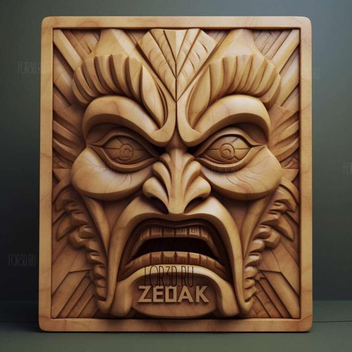 Freakazoid series 3 stl model for CNC