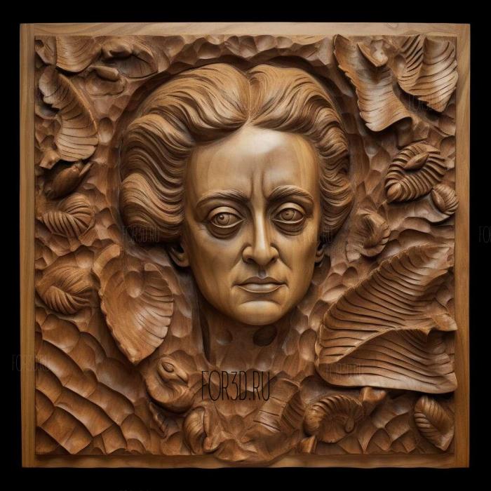 Regina Giddens ChanterellesBette Davis 2 stl model for CNC