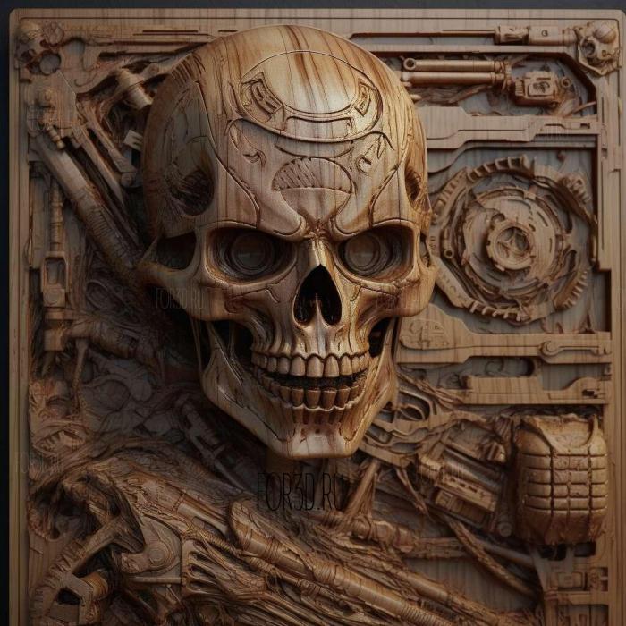 Terminator Salvation The Videogame 2 stl model for CNC