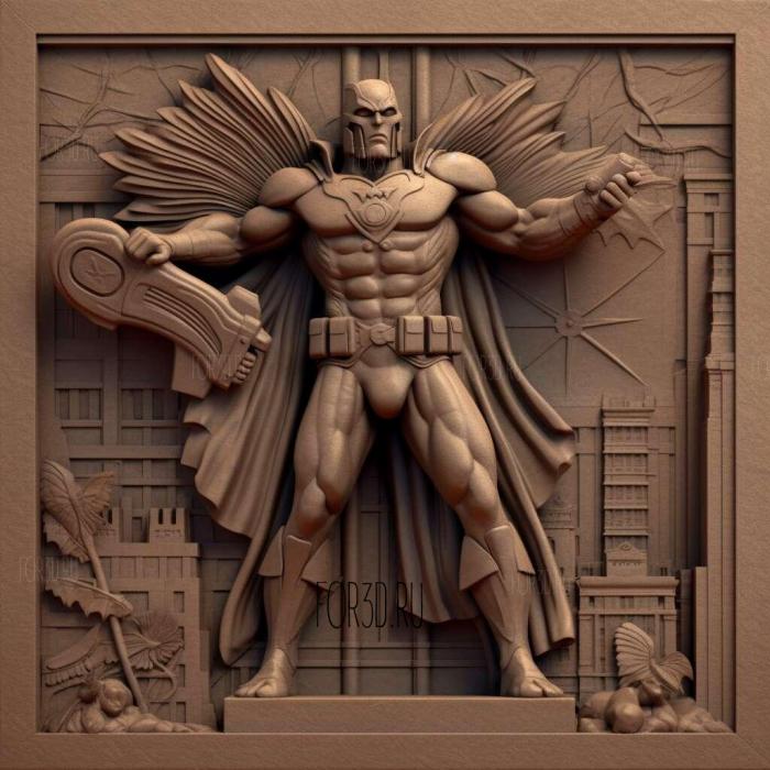 City of Heroes Going Rogue 1 stl model for CNC