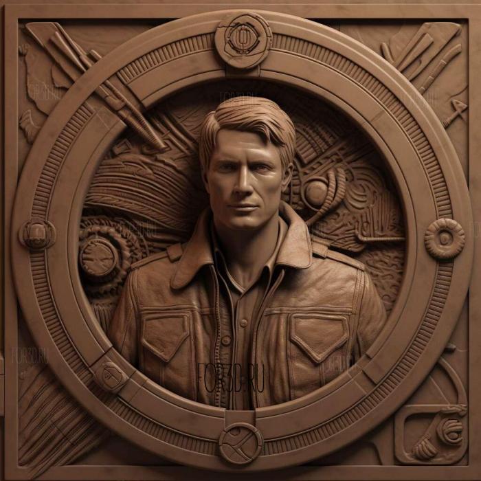 Firefly TV series 4 stl model for CNC