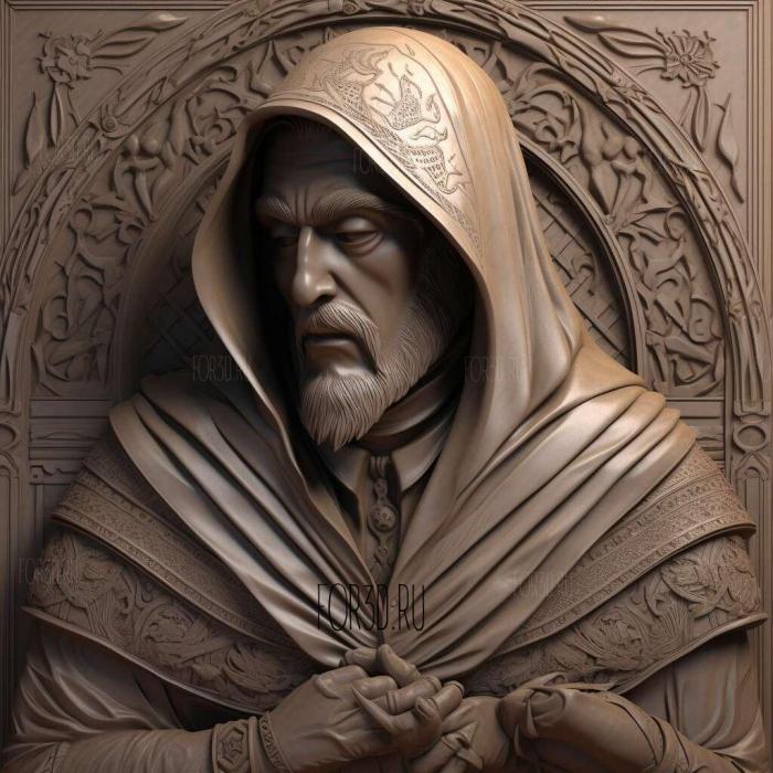 Ezio Auditore da Firenze 2 stl model for CNC