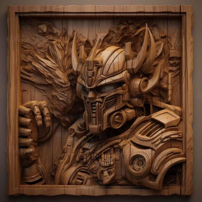 Transformers Battlegrounds 2 stl model for CNC