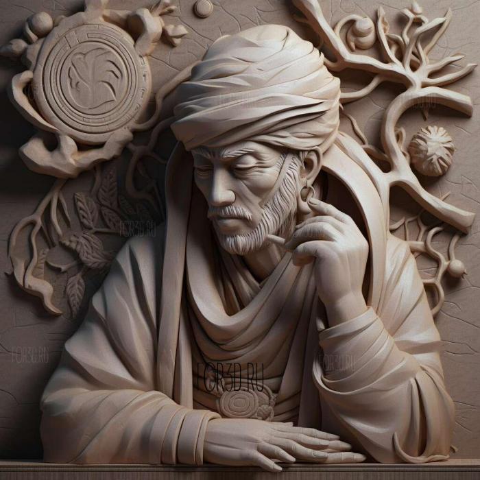 The Sage of the Six Paths FROM NARUTO 1 stl model for CNC
