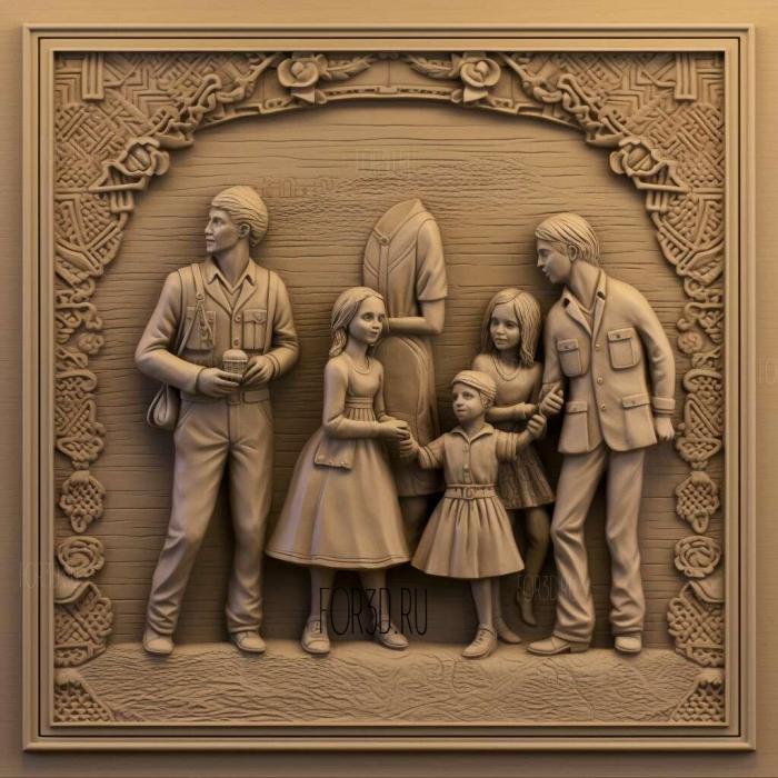 No Ordinary Family TV series 2 stl model for CNC