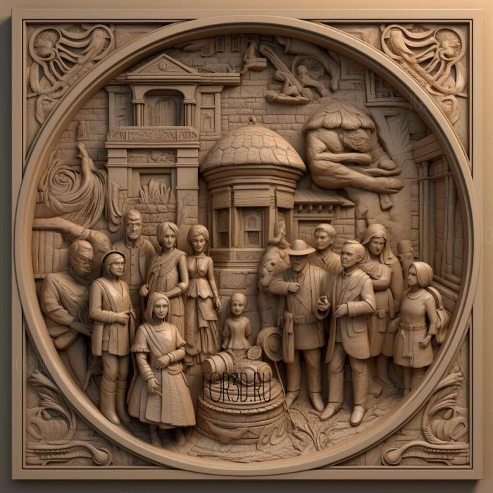 No Ordinary Family TV series 4 stl model for CNC