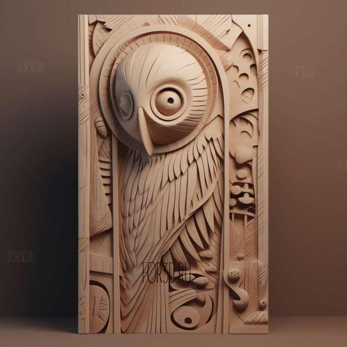 stl Tuca Bertie series 1 stl model for CNC