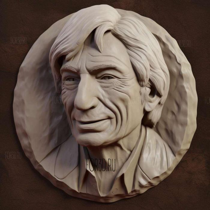 THE ROLLING STONES CHARLIE WATTS 2 stl model for CNC