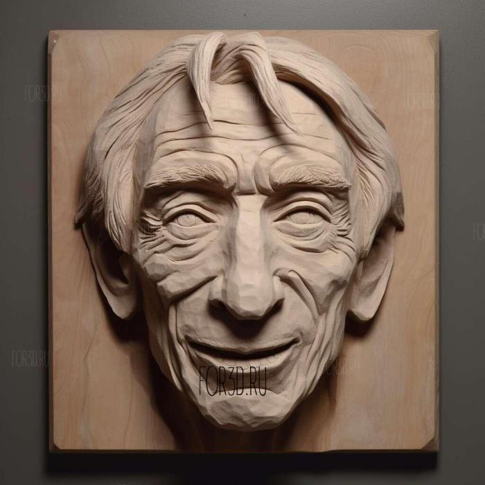 THE ROLLING STONES CHARLIE WATTS 3 stl model for CNC