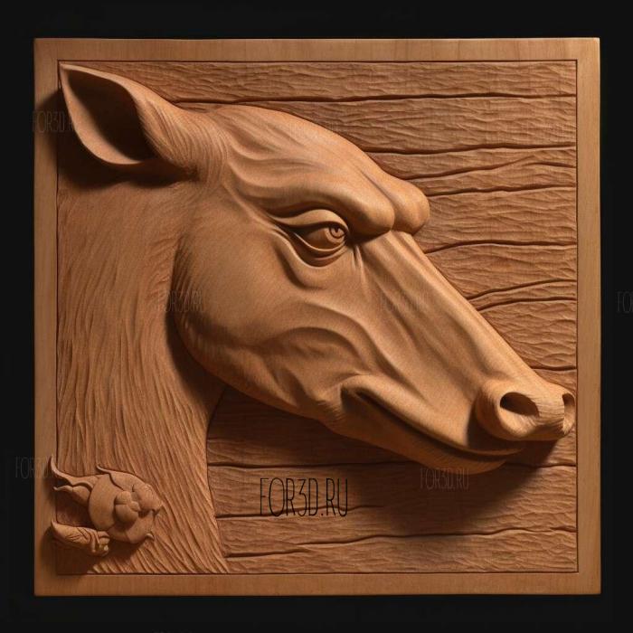 st Animal Farm George Orwell 1945 3 stl model for CNC