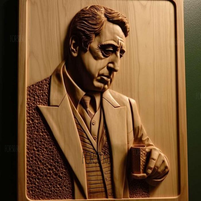 Michael Corleone The Godfather Al Pacino 1 stl model for CNC