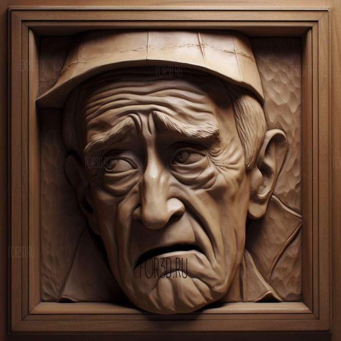 Juror angry menHenry Fonda 4 stl model for CNC