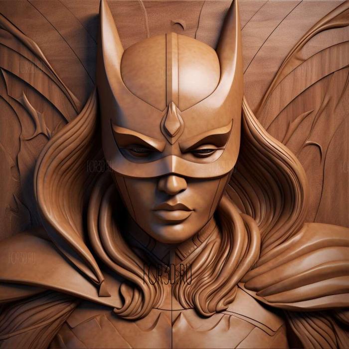 Batwoman TV series 2 stl model for CNC