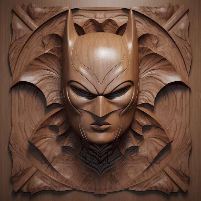 Batwoman TV series 4 stl model for CNC