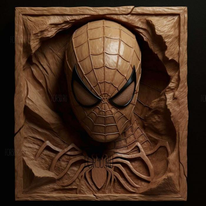The Amazing Spider Man 2 3 stl model for CNC