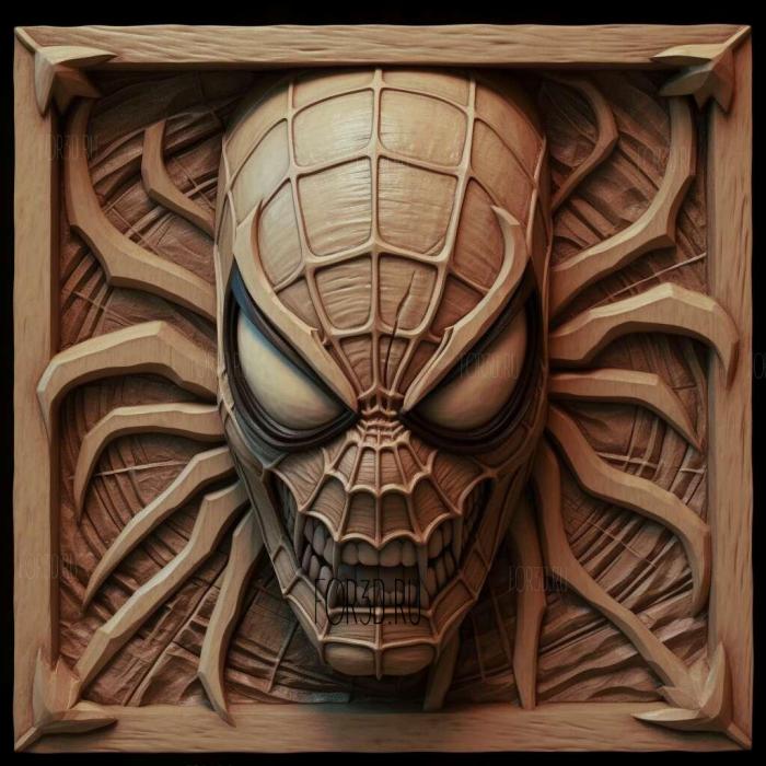 The Amazing Spider Man 2 4 stl model for CNC