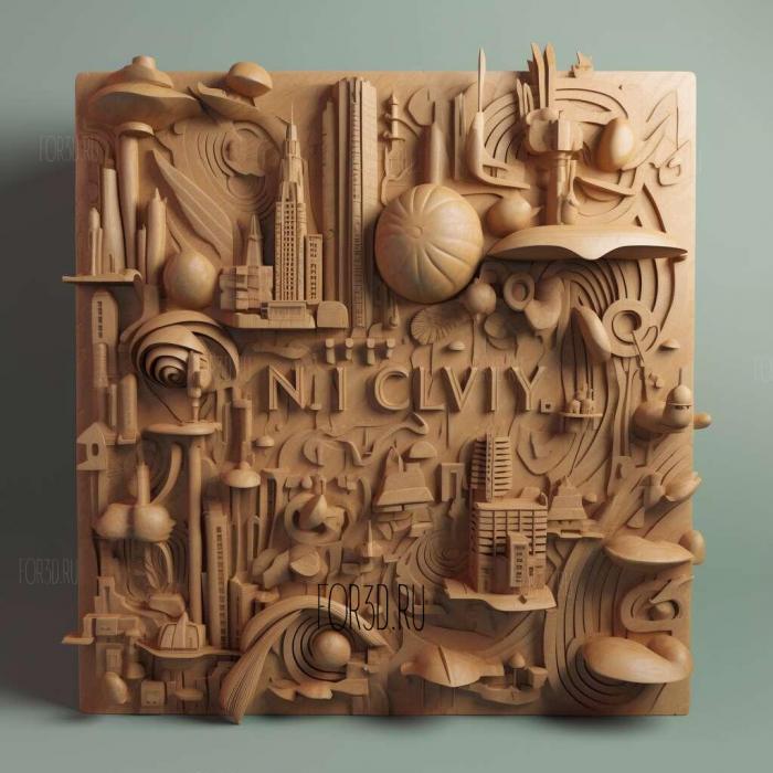 Magic City TV series 1 stl model for CNC