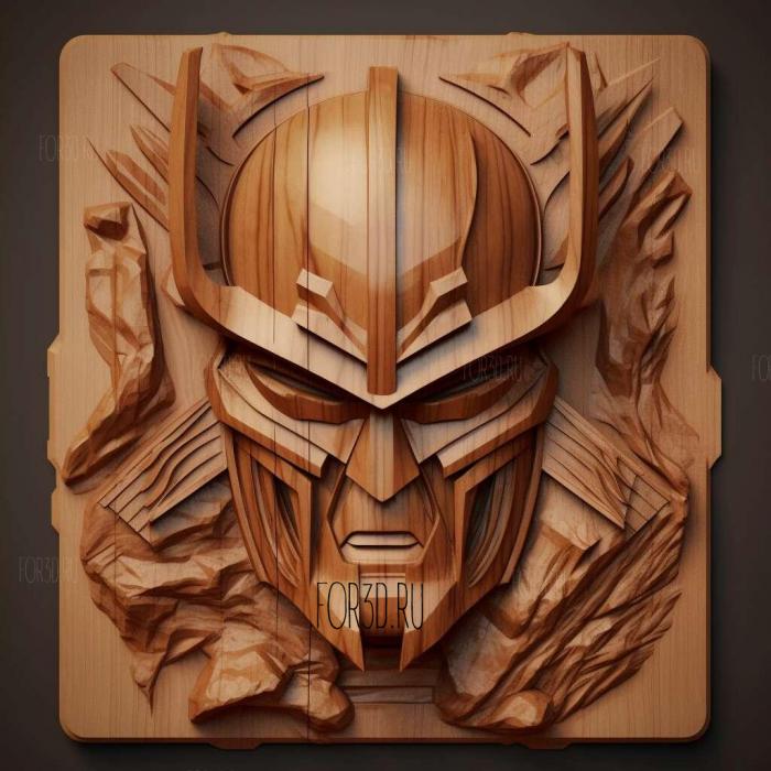 Transformers Prime The Game 4 stl model for CNC