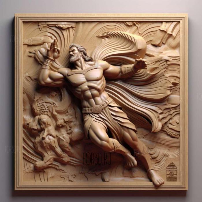 Shazam Rage of the Gods movie 4 stl model for CNC