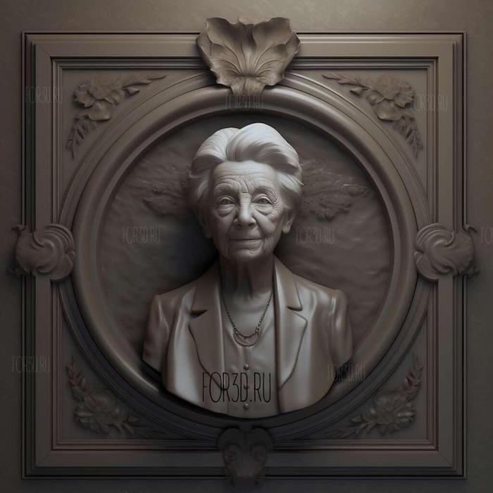 Mrs Danvers RebeccaJudith Anderson 1 stl model for CNC