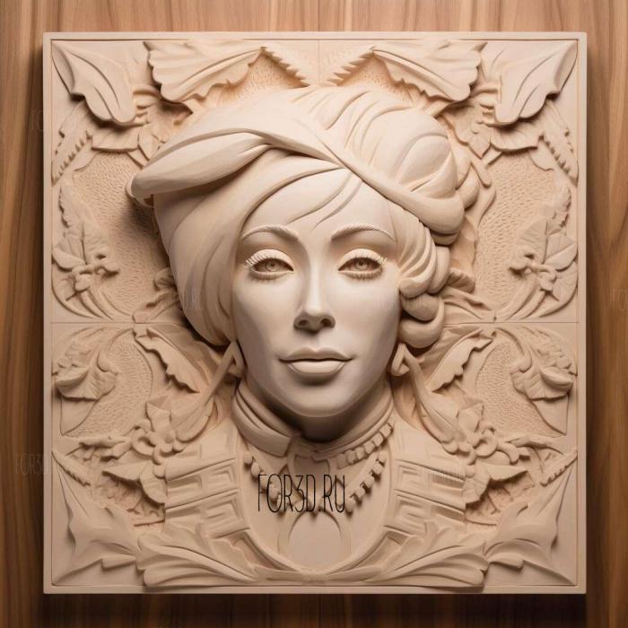 RuPauls Drag Race series 2 stl model for CNC