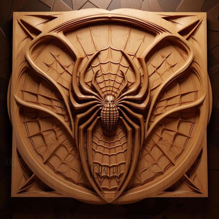 The Amazing Spider Man Web of Fire 4 stl model for CNC